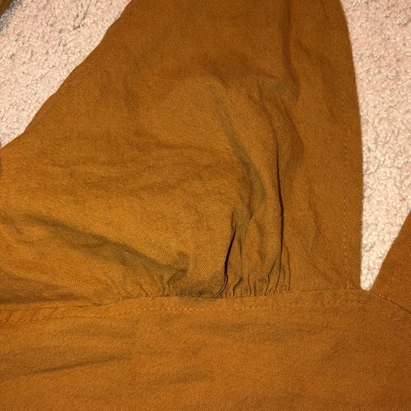 Beautiful boho rustic brown halter top UO - Picture 3 of 4